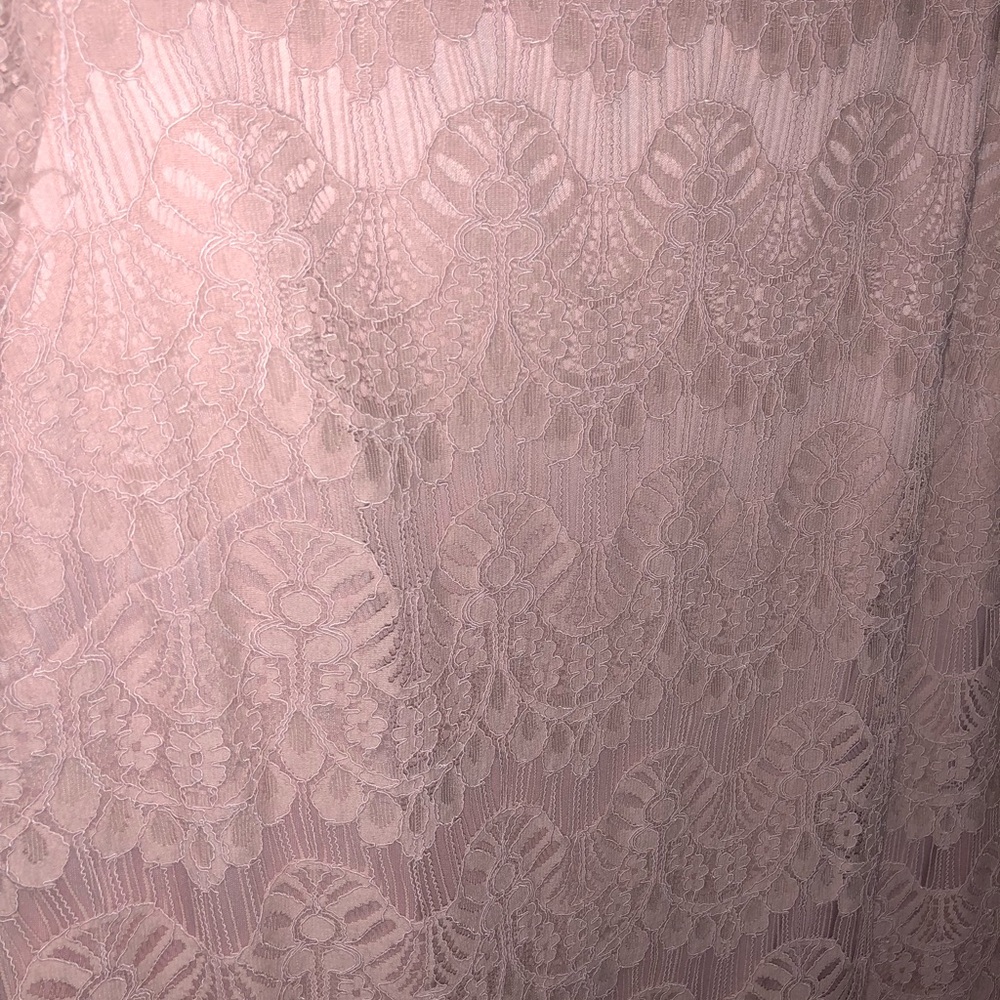 Blush Pink Lace Dress
